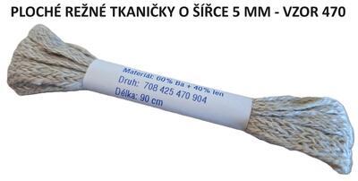 ODETKA-470 TKANIČKY ploché, režné, 90 cm