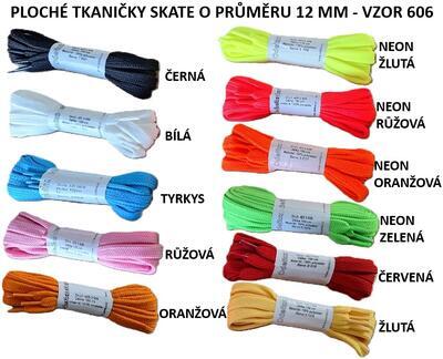 ODETKA-606 TKANIČKY SKATE, ploché, 80 cm_NEON ORANŽOVÁ S2127