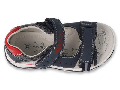 170P097 - chlapecké sandálky Befado DINO modré - 2